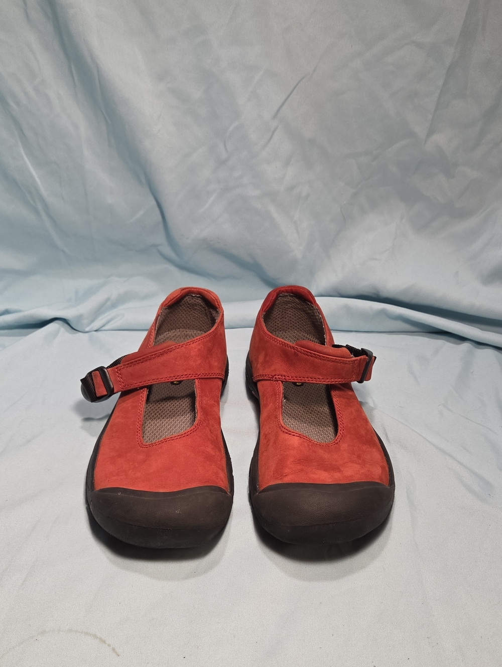 Keen Girls Red Mary Jane Hook-and-Loop Casual Shoes 4